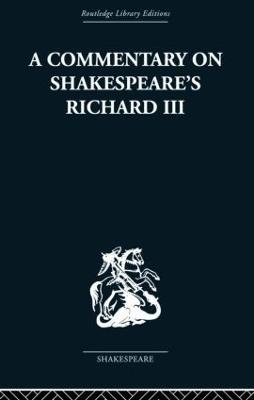 Commentary on Shakespeare's Richard III - Wolfgang Clemen - cover