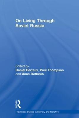 On Living Through Soviet Russia - cover