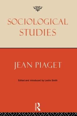 Sociological Studies - Jean Piaget - cover