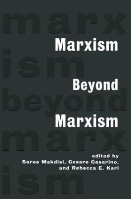 Marxism Beyond Marxism - cover
