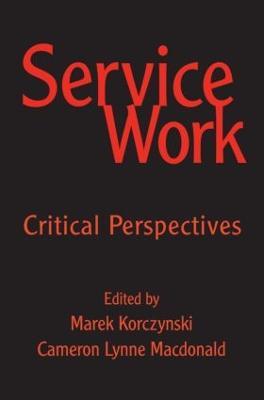 Service Work: Critical Perspectives - cover