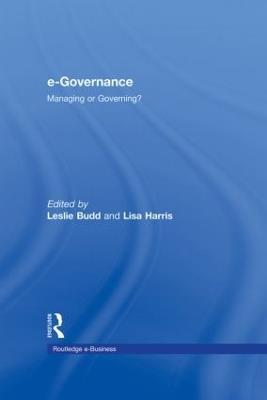 e-Governance: Managing or Governing? - cover