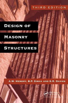 Design of Masonry Structures - cover