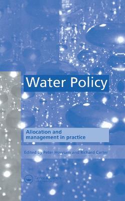 Water Policy: Allocation and management in practice - cover
