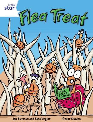 Rigby Star Independent Year 2 White Fiction Flea Treat Single - Jan Burchett,Sara Vogler - cover