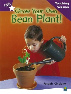 Rigby Star Non-fiction Guided Reading Purple Level: Grow your own bean Teaching Version - cover