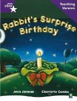 Rigby Star Guided Reading Purple Level: Rabbit's Surprise Birthday Teaching Version - cover