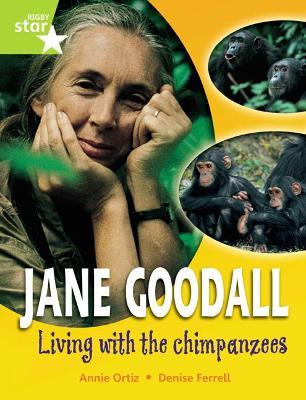 Rigby Star Gui Quest Year 2 Lime Level: Jane Goodall: Living With Chimpanzees Reader Sgle - cover