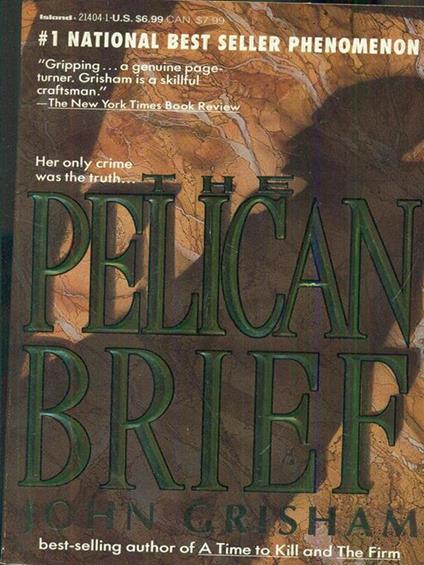 The pelican brief - John Grisham - copertina