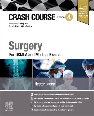 Crash Course Surgery: For UKMLA and Medical Exams - Hester Lacey - cover