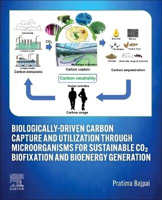 Biologically-Driven Carbon Capture and Utilization through Microorganisms for Sustainable CO₂ Biofixation and Bioenergy Generation - Pratima Bajpai - cover