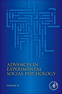 Advances in Experimental Social Psychology - cover