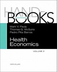 Handbook of Health Economics - cover