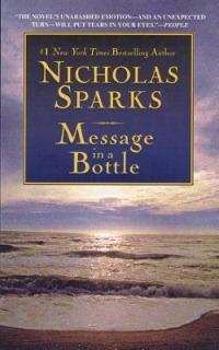 Message in a Bottle - Nicholas Sparks - cover