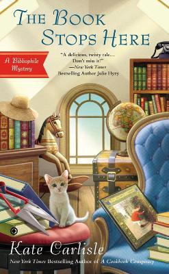 The Book Stops Here: A Bibliophile Mystery - Kate Carlisle - cover