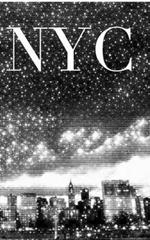 Iconic Manhattan Night Skyline Writing Journal: new york City writing drawing journal