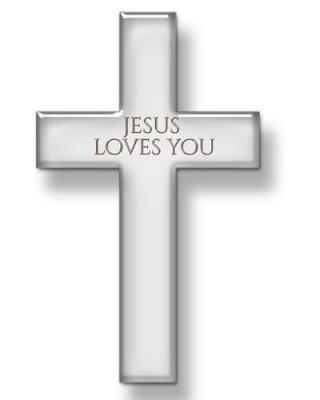 jesus cross loves you creative mega journal: Jesus loves you cross - Michael Huhn - cover