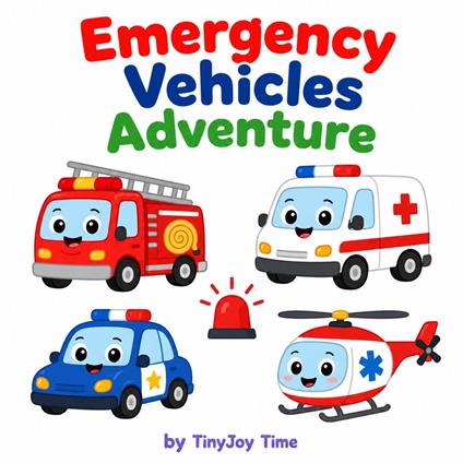 Emergency Vehicles Adventure – A Happy Learning Audiobook for Kids