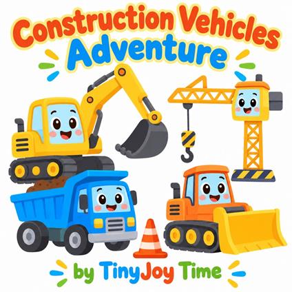 Construction Vehicles Adventure – A Happy Learning Audiobook for Kids