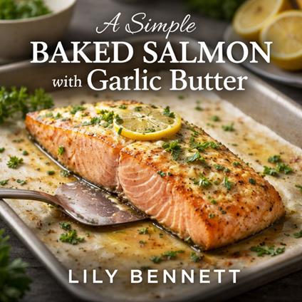 Simple Baked Salmon with Garlic Butter, A