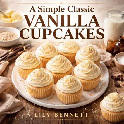 Simple Classic Vanilla Cupcakes, A