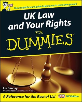UK Law and Your Rights For Dummies - Liz Barclay - cover