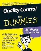 Quality Control for Dummies - Larry Webber,Michael Wallace - cover