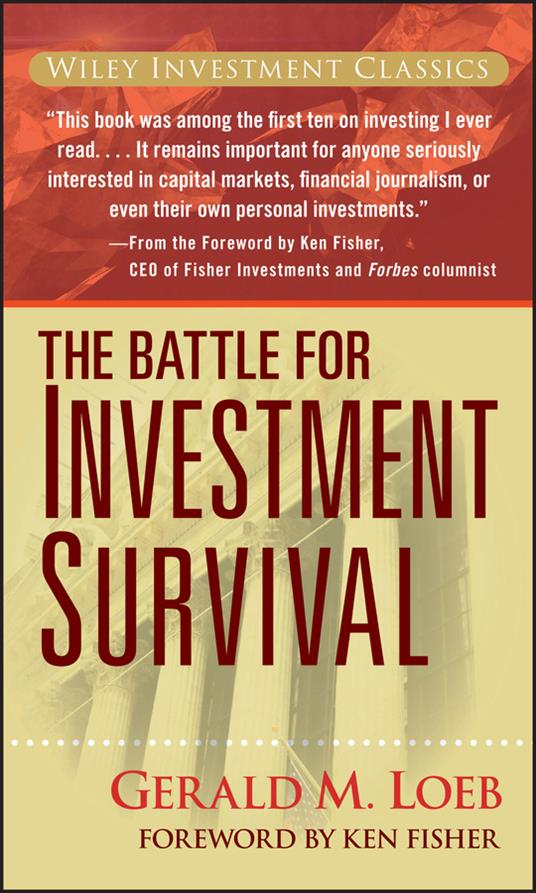 Battle for Investment Survival - Gerald M. Loeb - cover