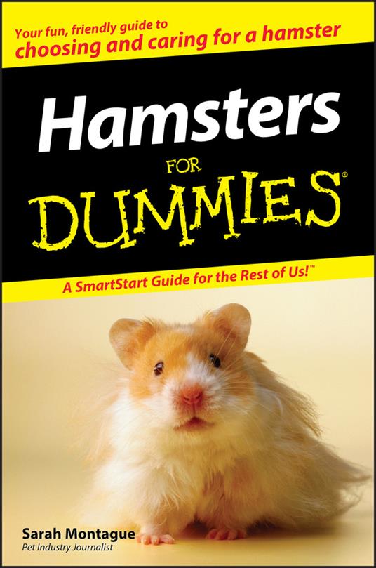 Hamsters For Dummies - Sarah Montague - cover