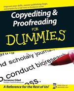 Copyediting and Proofreading For Dummies