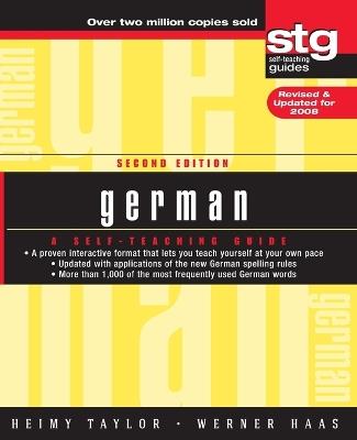 German: A Self-Teaching Guide - Heimy Taylor,Werner Haas - cover