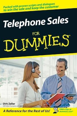 Telephone Sales For Dummies - Dirk Zeller - cover