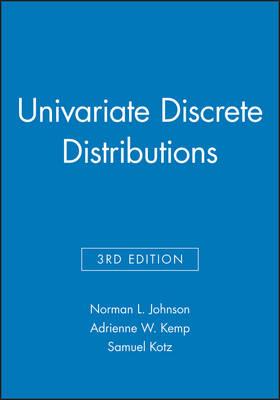 Univariate Discrete Distributions, 3e Set - Norman L. Johnson,Adrienne W. Kemp,Samuel Kotz - cover
