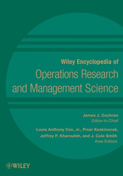 Wiley Encyclopedia of Operations Research and Management Science, 8 Volume Set - cover