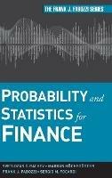 Probability and Statistics for Finance - Svetlozar T. Rachev,Markus Hoechstoetter,Frank J. Fabozzi - cover