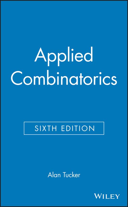 Applied Combinatorics - Alan Tucker - cover