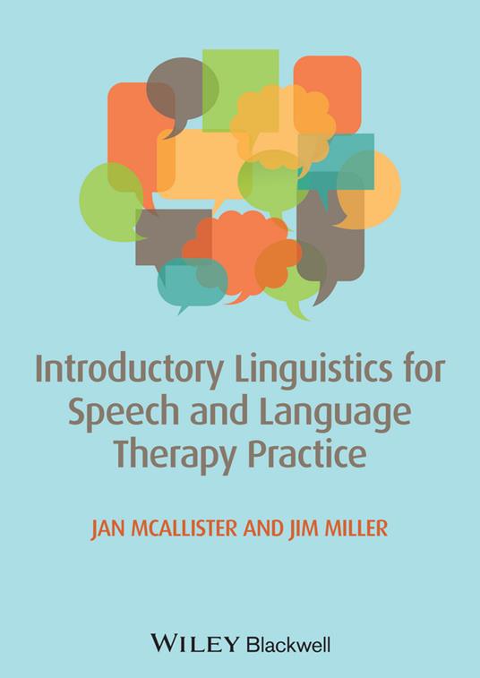 Introductory Linguistics for Speech and Language Therapy Practice - J McAllister - cover