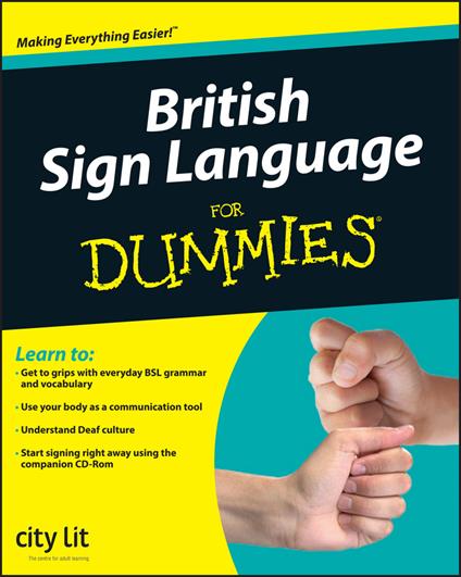 British Sign Language For Dummies - City Lit - cover