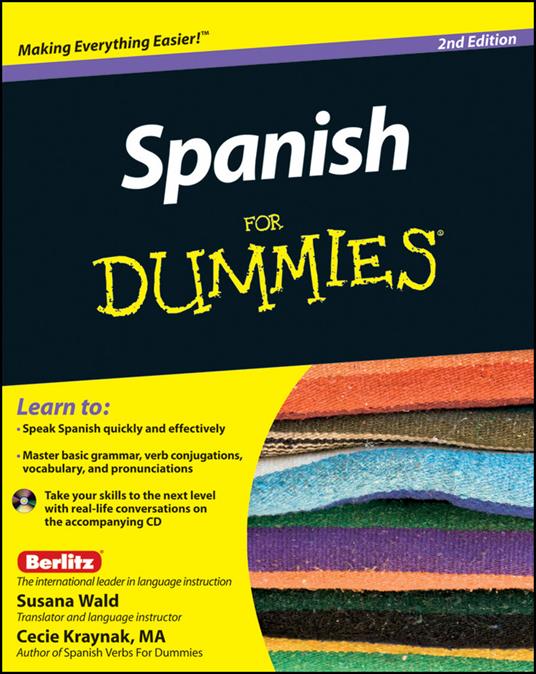 Spanish For Dummies - Susana Wald,Cecie Kraynak - cover