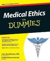 Medical Ethics For Dummies - J Runzheimer - cover