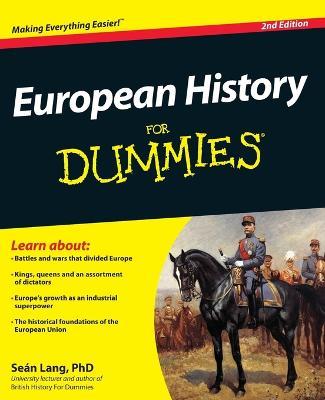 European History For Dummies - Seán Lang - cover
