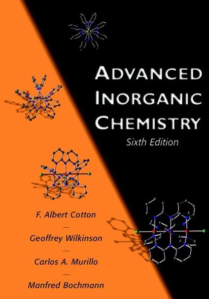 Advanced Inorganic Chemistry - Carlos A. Murillo,Manfred Bochmann,F. Albert Cotton - cover