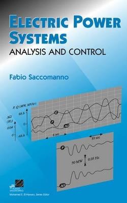 Electric Power Systems: Analysis and Control - Fabio Saccomanno - cover