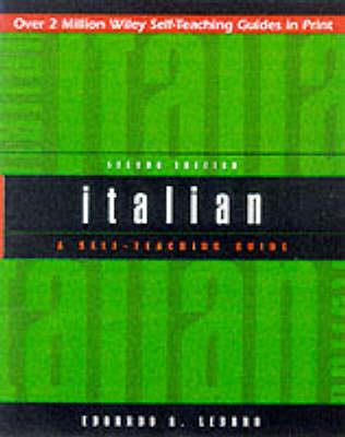 Italian: A Self-Teaching Guide - Edoardo A. Lèbano - cover