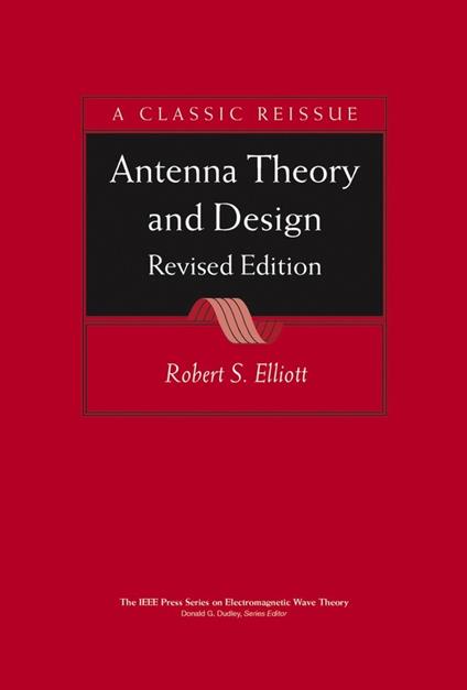 Antenna Theory & Design - Robert S. Elliott - cover