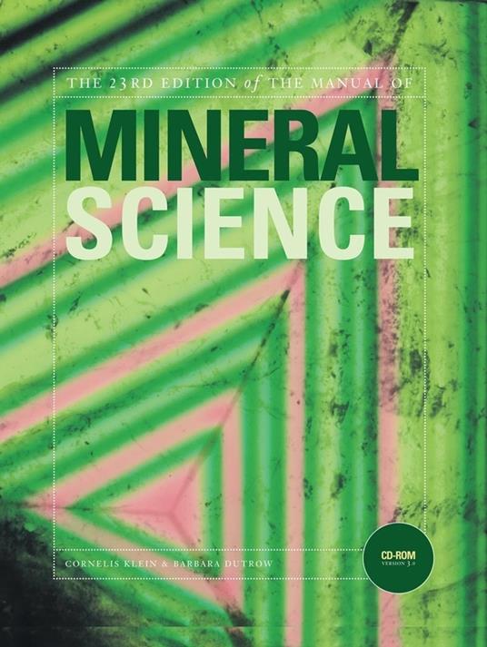 Manual of Mineral Science - Cornelis Klein,Barbara Dutrow - cover