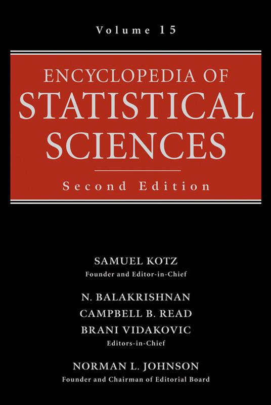 Encyclopedia of Statistical Sciences, Volume 15 - cover