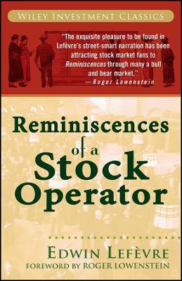Reminiscences of a Stock Operator - Edwin Lefèvre - cover
