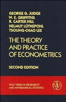 The Theory and Practice of Econometrics - George G. Judge,Tsoung-Chao Lee,Helmut Lutkepohl - cover