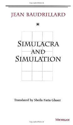 Simulacra and Simulation - Jean Baudrillard - cover